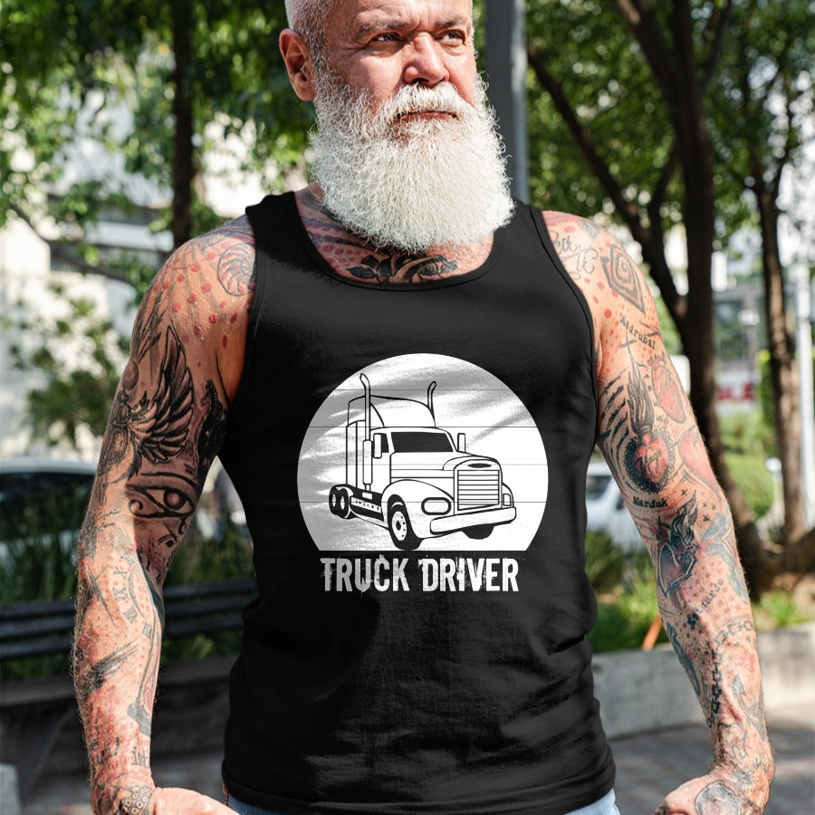 Best Truck Driver Life Shirt, Funny Trucker UnisexT-Shirt/Hoodie/Sweatshirt HLT00 - Truck Driver T-Shirt (4)