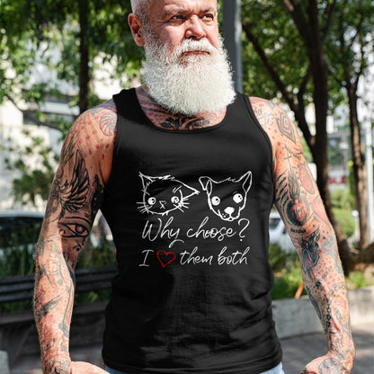 Cat Love Shirt, Funny Cat Lover Gift UnisexT-Shirt/Hoodie/Sweatshirt HLT00 - Cat and Dog Lover I Love Puppies and Kittens T-Shirt (2)
