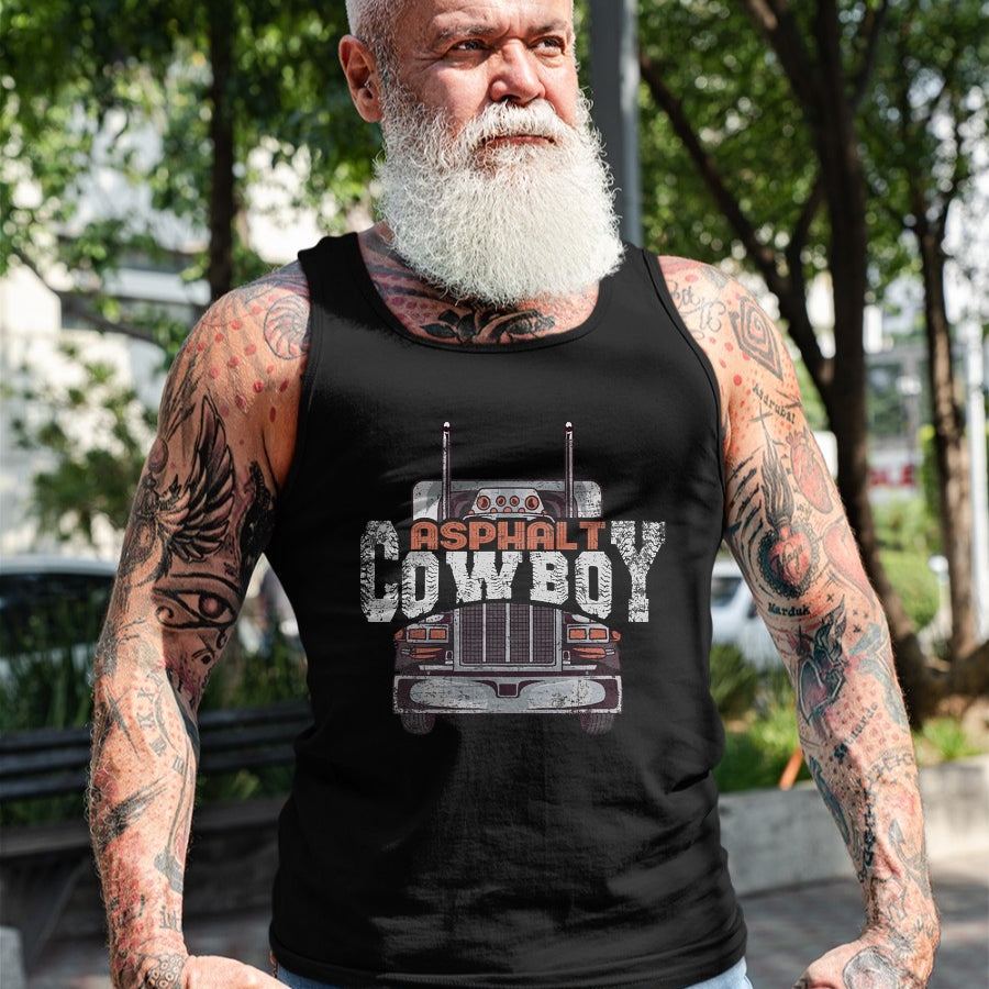 Best Truck Driver Life Shirt, Funny Trucker UnisexT-Shirt/Hoodie/Sweatshirt HLT00 - Asphalt Cowboy Cool Truck Driver Design Trucker T-Shirt
