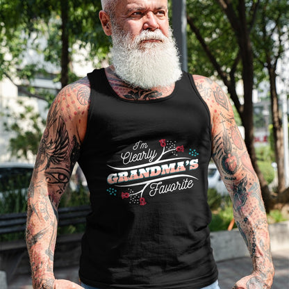Best Grandpa Shirt, Proud Grandpa Unisex T-Shirt/Hoodie/Sweatshirt HLT00 -I'm Clearly Grandma's Favorite Granddaughter Grandma, T-Shirt