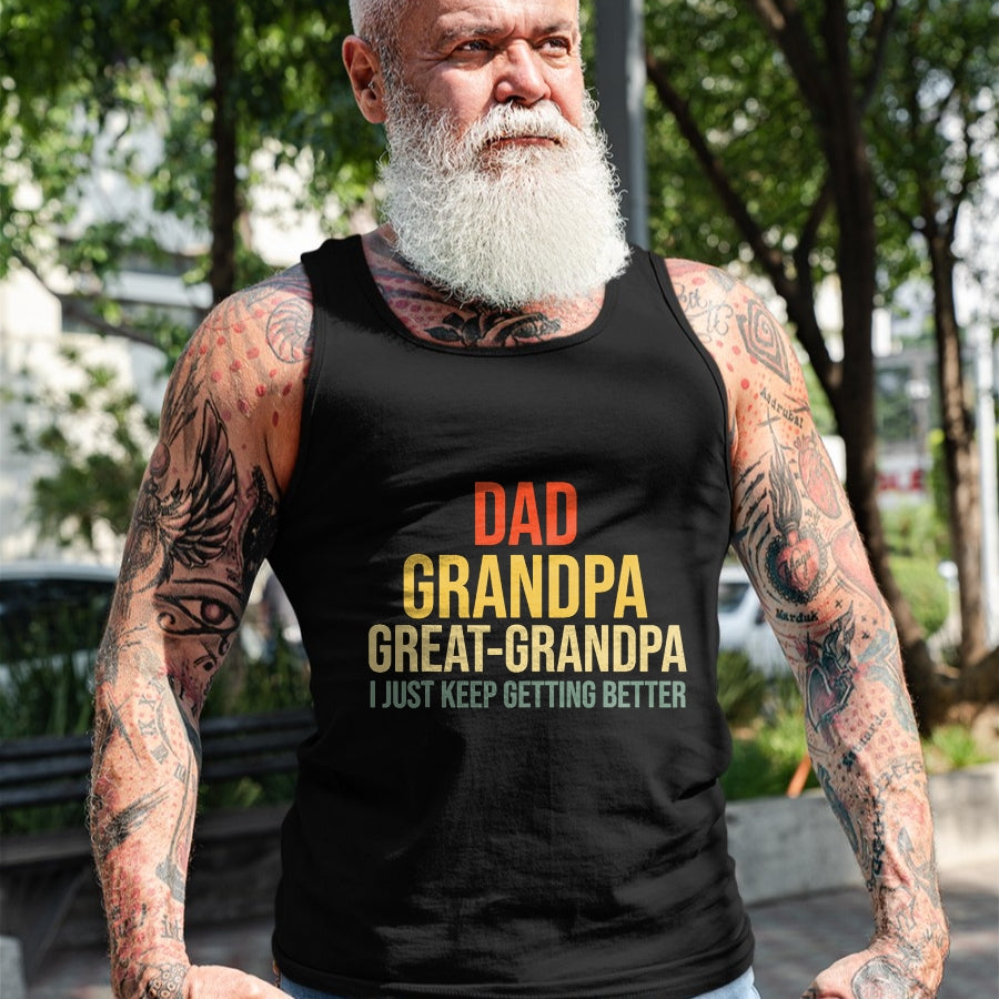 Best Grandpa Shirt, Proud Grandpa Unisex T-Shirt/Hoodie/Sweatshirt HLT00 - Funny Great Grandpa for Fathers Day T-Shirt (1)