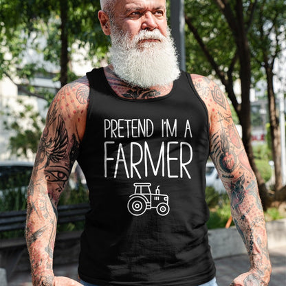 Best Farmer Life Shirt, Funny Farmer UnisexT-Shirt/Hoodie/Sweatshirt HLT00 - Pretend Im A Farmer Costume Funny Tractor Graphic T-Shirt