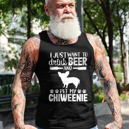 Dog Love Shirt, Dog Lover Gift T-Shirt/Hoodie/Sweatshirt HLT00 - Beer Funny Dog Owner Lover Chiweenie Dog Mom Dad Gift T-Shirt