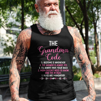 Best Grandma Shirt, Proud Grandma Unisex T-Shirt/Hoodie/Sweatshirt HLT00 - The Grandma Code Granny Grandmother Grandparent T-Shirt