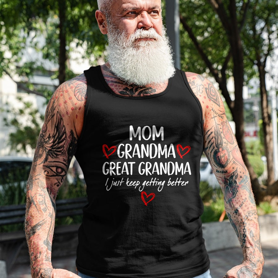 Best Grandma Shirt, Proud Grandma Unisex T-Shirt/Hoodie/Sweatshirt HLT00 - Gifts for Grandma from Grandkids Mom Grandma Great Grandma T-Shirt