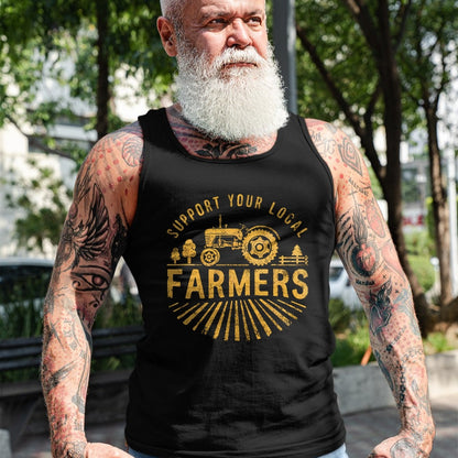 Best Farmer Life Shirt, Funny Farmer UnisexT-Shirt/Hoodie/Sweatshirt HLT00 - Support Your Local Farmers Farming Life Farm Tractor Farmer T-Shirt