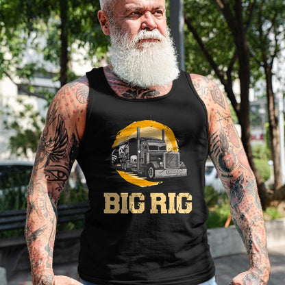 Best Truck Driver Life Shirt, Funny Trucker UnisexT-Shirt/Hoodie/Sweatshirt HLT00 - Trucker Truck Driver Vintage Big Rig T-Shirt (1)