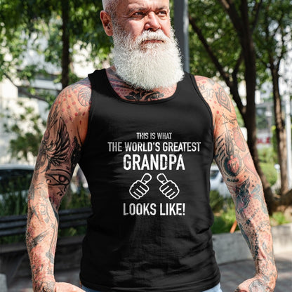 Best Grandpa Shirt, Proud Grandpa Unisex T-Shirt/Hoodie/Sweatshirt HLT00 - World's greatest Grandpa T-Shirt