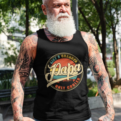 Best Grandpa Shirt, Proud Grandpa Unisex T-Shirt/Hoodie/Sweatshirt HLT00 - PAPA like a Grandpa ONLY COOLER Funny Dad Papa Definition T-Shirt