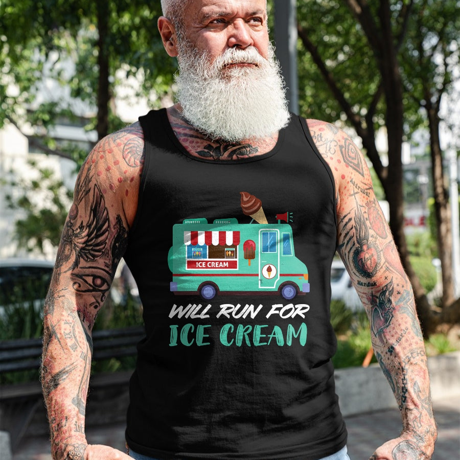 Best Truck Driver Life Shirt, Funny Trucker UnisexT-Shirt/Hoodie/Sweatshirt HLT00 - Ice Cream Truck Will Run for Ice Cream Truck Driver T-Shirt