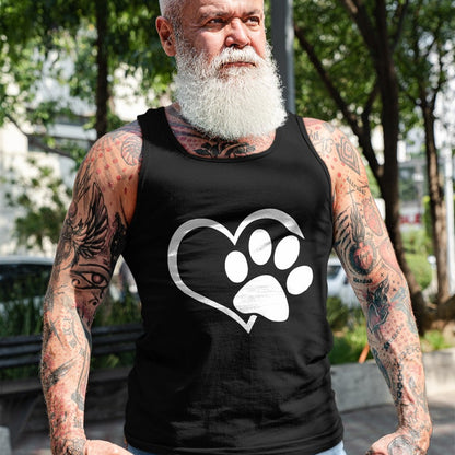 Dog Love Shirt, Dog Lover Gift T-Shirt/Hoodie/Sweatshirt HLT00 - Dog Dad Mom Puppy Shirt Love Dogs Paw Print Heart Women Men T-Shirt