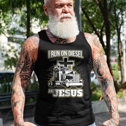 Best Truck Driver Life Shirt, Funny Trucker UnisexT-Shirt/Hoodie/Sweatshirt HLT00 - Jesus Truck Driver Christian Trucker T-Shirt, Men, Black, 3X-Large