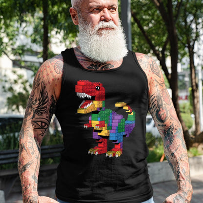 Best Dinosaur Lover Shirt, Funny Dinosaur UnisexT-Shirt/Hoodie/Sweatshirt HLT00 - Master Builder Men Boys Kids Building Bricks Dinosaur T-Rex T-Shirt