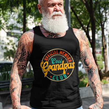 Best Grandpa Shirt, Proud Grandpa Unisex T-Shirt/Hoodie/Sweatshirt HLT00 - Cool Grandpas Club Official Member Father's Day T-Shirt