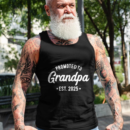 Best Grandpa Shirt, Proud Grandpa Unisex T-Shirt/Hoodie/Sweatshirt HLT00 - Promoted to Grandpa 2025 Soon to Be Grandfather New Grandpa T-Shirt