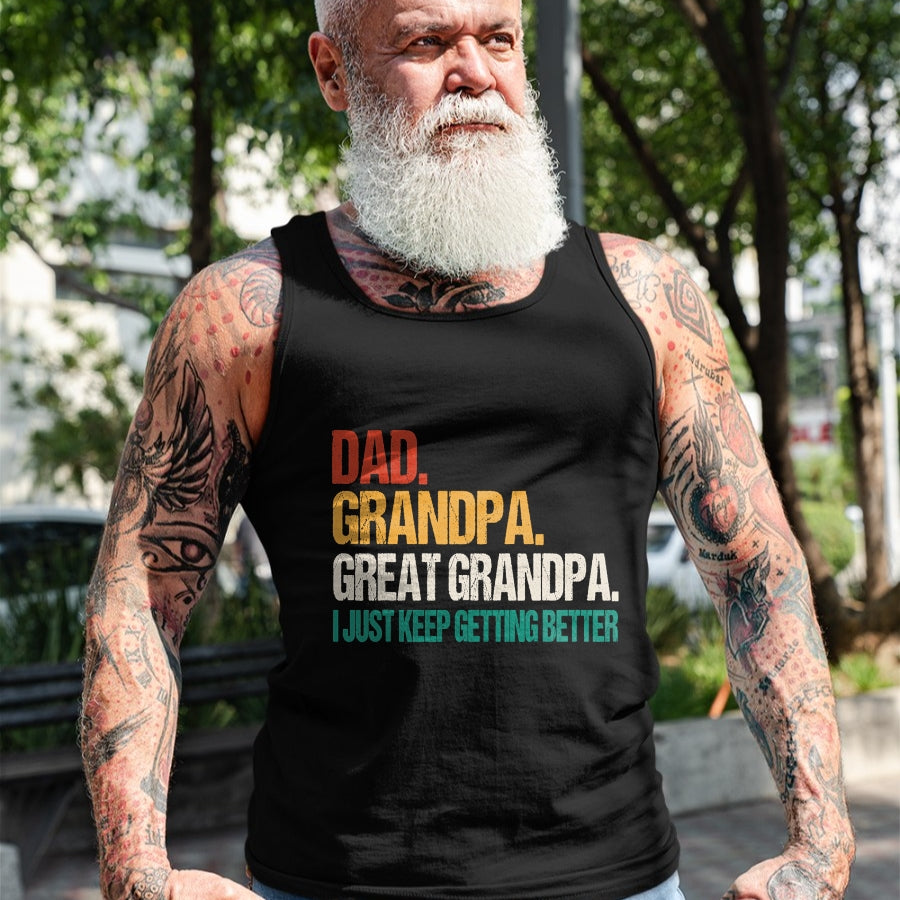 Best Grandpa Shirt, Proud Grandpa Unisex T-Shirt/Hoodie/Sweatshirt HLT00 - Dad Grandpa Great Grandpa Fathers Day For Great Grandfather T-Shirt