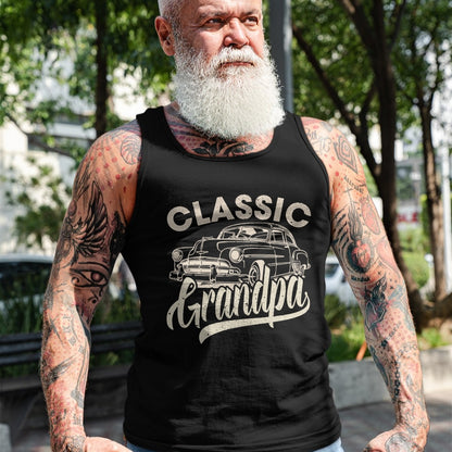 Best Grandpa Shirt, Proud Grandpa Unisex T-Shirt/Hoodie/Sweatshirt HLT00 -Classic Grandpa Funny Saying Car Lover Men Dad Papa Grandpa T-Shirt