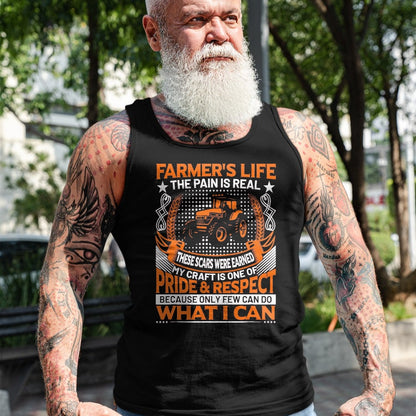 Best Farmer Life Shirt, Funny Farmer UnisexT-Shirt/Hoodie/Sweatshirt HLT00 - Funny Farmer’s Life Tractors Planting Crops Men Women T-Shirt, Men, Black, XX-Large