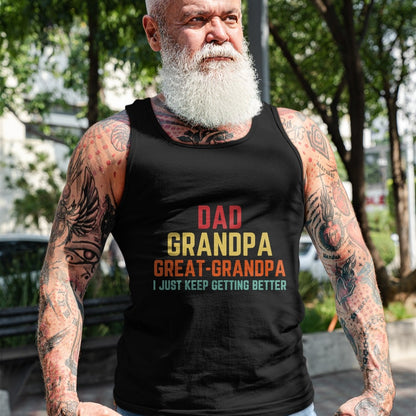 Best Grandpa Shirt, Proud Grandpa Unisex T-Shirt/Hoodie/Sweatshirt HLT00 - Fathers Day Gift from Grandkids Dad Grandpa Great Grandpa Long Sleeve T-Shirt