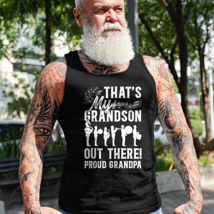 Best Grandpa Shirt, Proud Grandpa Unisex T-Shirt/Hoodie/Sweatshirt HLT00 - That's My Grandson Proud Grandpa Marching Band Grandpa T-Shirt