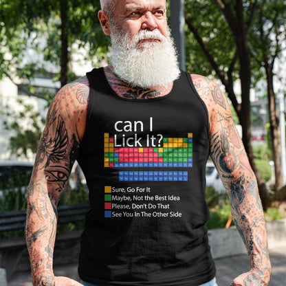 Best Teacher Shirt, Funny Teacher UnisexT-Shirt/Hoodie/Sweatshirt HLT00 - Can I Lick It Periodic Table Funny Chemistry Science Teacher T-Shirt
