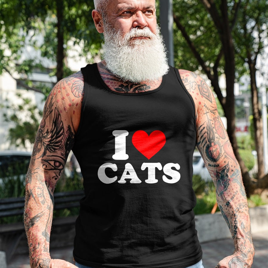 Cat Love Shirt, Funny Cat Lover Gift UnisexT-Shirt/Hoodie/Sweatshirt HLT00 - I Heart Cats - I Heart Cats I Love Cats T-Shirt