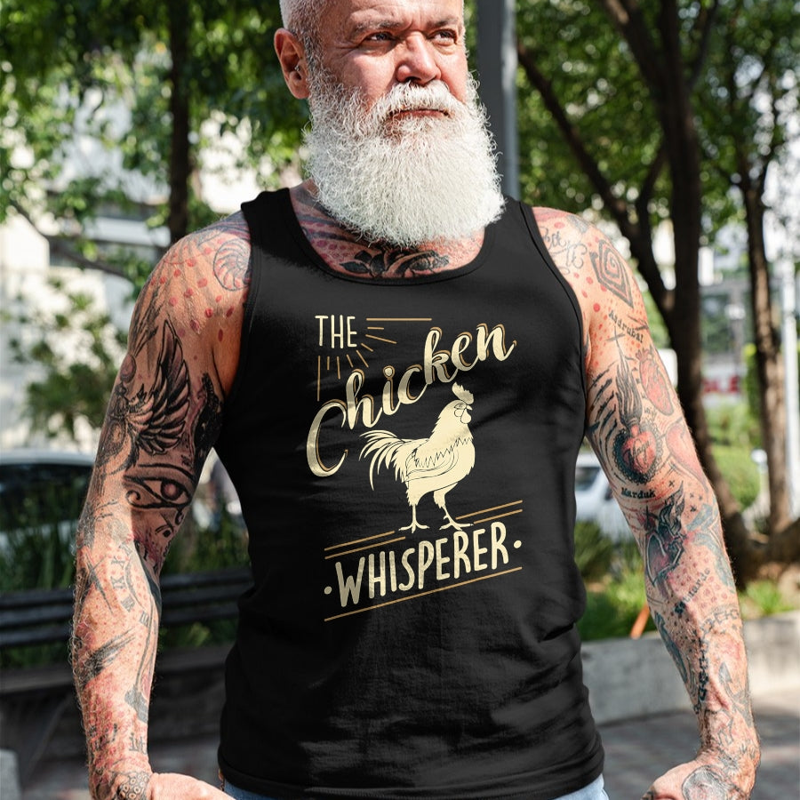 Best Farmer Life Shirt, Funny Farmer UnisexT-Shirt/Hoodie/Sweatshirt HLT00 - The Chicken Whisperer Funny Chicken Lover Farming T-Shirt T-Shirt