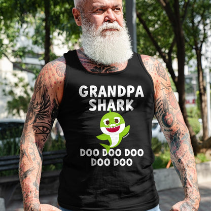Best Grandpa Shirt, Proud Grandpa Unisex T-Shirt/Hoodie/Sweatshirt HLT00 - Pinkfong Grandpa Shark Official T-shirt T-Shirt (1)
