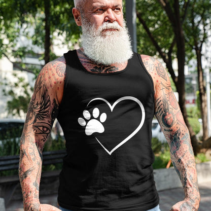 Dog Love Shirt, Dog Lover Gift T-Shirt/Hoodie/Sweatshirt HLT00 - Dog Paw Heart - Dog Lover Gift for Dog Moms T-Shirt