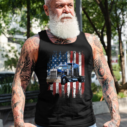 Best Truck Driver Life Shirt, Funny Trucker UnisexT-Shirt/Hoodie/Sweatshirt HLT00 - Trucker American Flag Truck Driver Truck Driver Gift T-Shirt