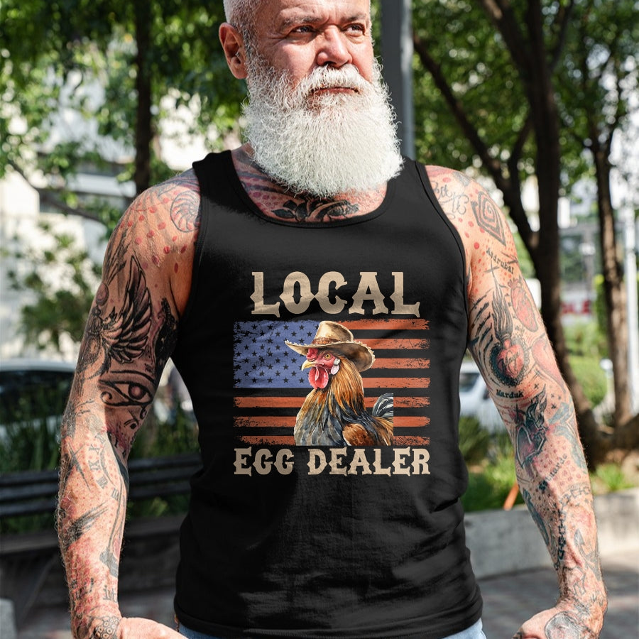 Best Farmer Life Shirt, Funny Farmer UnisexT-Shirt/Hoodie/Sweatshirt HLT00 - Local Egg Dealer Rooster Farmer Chicken T-Shirt