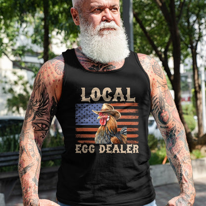 Best Farmer Life Shirt, Funny Farmer UnisexT-Shirt/Hoodie/Sweatshirt HLT00 - Local Egg Dealer Rooster Farmer Chicken T-Shirt