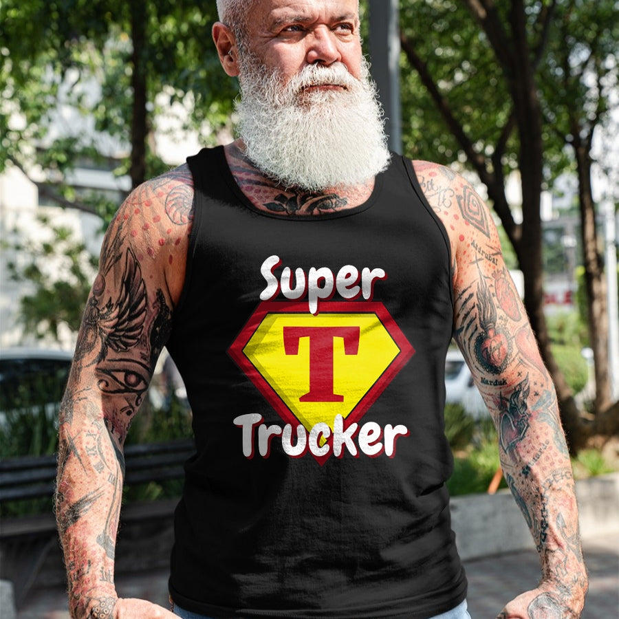Best Truck Driver Life Shirt, Funny Trucker UnisexT-Shirt/Hoodie/Sweatshirt HLT00 - Super Trucker  Truck Driver Appreciation T-Shirt