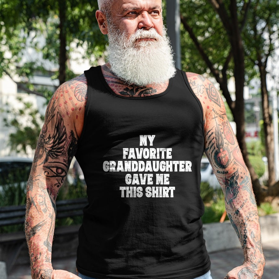Best Grandpa Shirt, Proud Grandpa Unisex T-Shirt/Hoodie/Sweatshirt HLT00 - Grandpa and Grandma Funny Shirt from Granddaughter T-Shirt