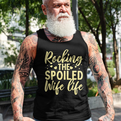 Best Wife Shirt, Wife and Husband Unisex T-Shirt/Hoodie/Sweatshirt HLT00 - Gift for wife T shirt, spoiled wife   Funny Spoiled Wife Art For Women Girls Husband Spoiled Wife Pu (5)