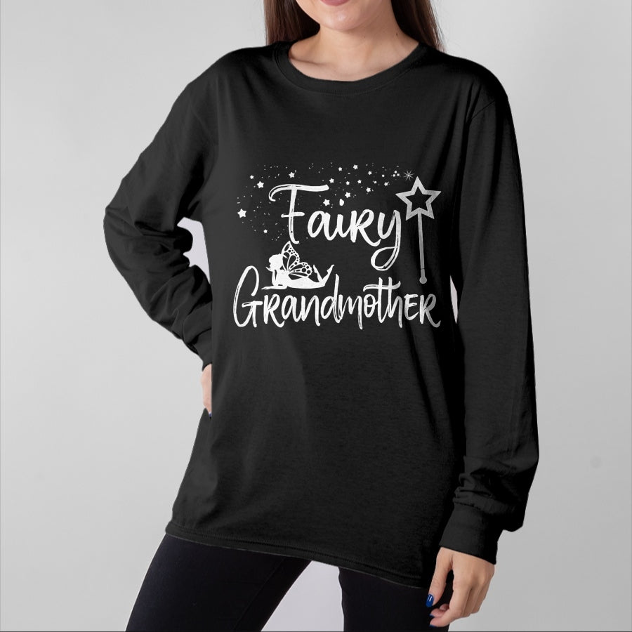 Best Grandma Shirt, Proud Grandma Unisex T-Shirt/Hoodie/Sweatshirt HLT00 - Womens Fairy Grandmother Fairytales Grandma Granny Ever T-Shirt