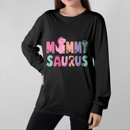 Best Dinosaur Lover Shirt, Funny Dinosaur UnisexT-Shirt/Hoodie/Sweatshirt HLT00 - Mommy Saurus Mom Dinosaur Three Rex Birthday Boy Girl T-Shirt