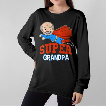 Best Grandpa Shirt, Proud Grandpa Unisex T-Shirt/Hoodie/Sweatshirt HLT00 - Super Grandpa Hero Grandpa Superhero Grandpa T-Shirt