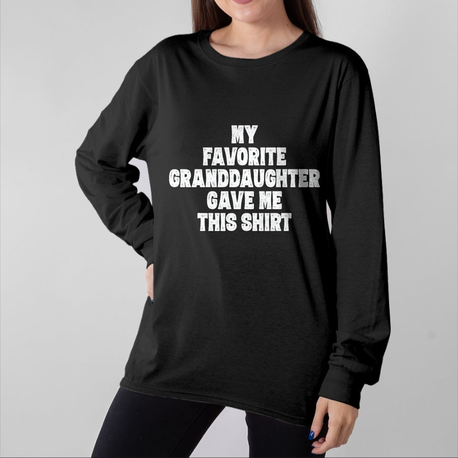 Best Grandpa Shirt, Proud Grandpa Unisex T-Shirt/Hoodie/Sweatshirt HLT00 - Grandpa and Grandma Funny Shirt from Granddaughter T-Shirt