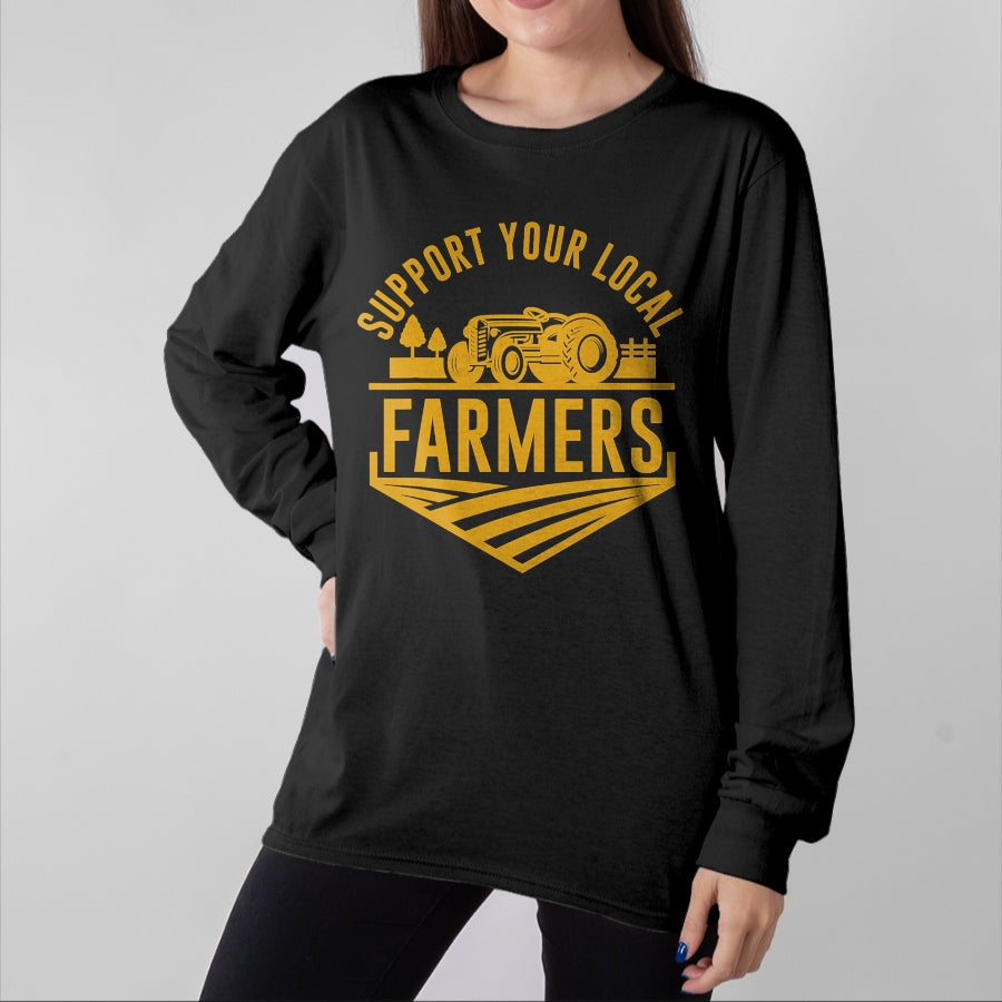 Best Farmer Life Shirt, Funny Farmer UnisexT-Shirt/Hoodie/Sweatshirt HLT00 - Farm Local Food Patriotic Farming Gift Idea Farmer T-Shirt Small