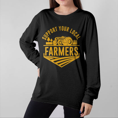 Best Farmer Life Shirt, Funny Farmer UnisexT-Shirt/Hoodie/Sweatshirt HLT00 - Farm Local Food Patriotic Farming Gift Idea Farmer T-Shirt Small