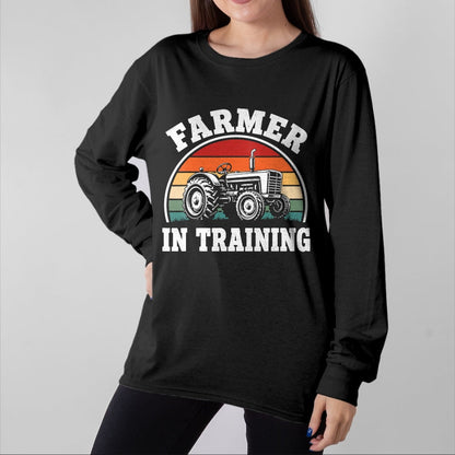 Best Farmer Life Shirt, Funny Farmer UnisexT-Shirt/Hoodie/Sweatshirt HLT00 - Farmer in Training Shirt Boys Girls Kids Tractor Farming T-Shirt