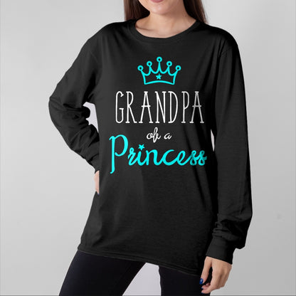 Best Grandpa Shirt, Proud Grandpa Unisex T-Shirt/Hoodie/Sweatshirt HLT00 - Grandpa Granddaughter Shirts Matching Set King and Princess T-Shirt
