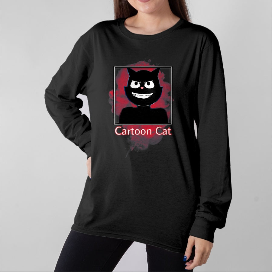 Cat Love Shirt, Funny Cat Lover Gift UnisexT-Shirt/Hoodie/Sweatshirt HLT00 - We All Love to Escape from Cartoon Cat, are You Afraid T-Shirt