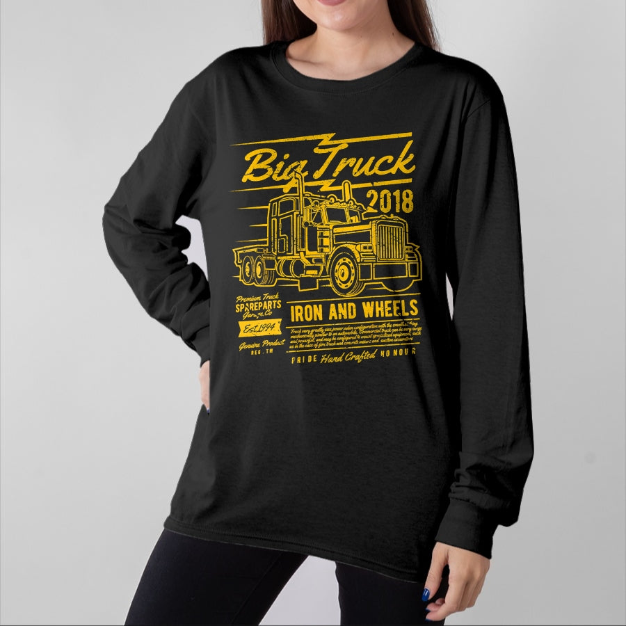 Best Truck Driver Life Shirt, Funny Trucker UnisexT-Shirt/Hoodie/Sweatshirt HLT00 - 18-Wheeler Semi-Trailer Truck Drivers Big Rig Trucking Shirt T-Shirt