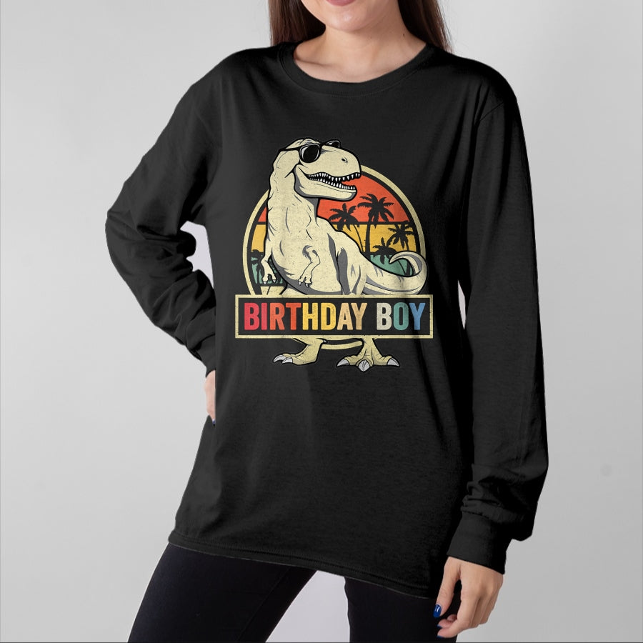 Best Dinosaur Lover Shirt, Funny Dinosaur UnisexT-Shirt/Hoodie/Sweatshirt HLT00 - Birthday Boy Dino T Rex Dinosaur Boys Matching Family Tees T Shirts for Kids