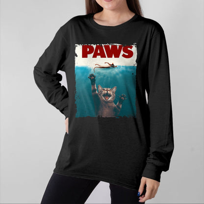Cat Love Shirt, Funny Cat Lover Gift UnisexT-Shirt/Hoodie/Sweatshirt HLT00 - Paws Kitten Meow Parody Funny Cat Lover Gifts Cute Cat T-Shirt