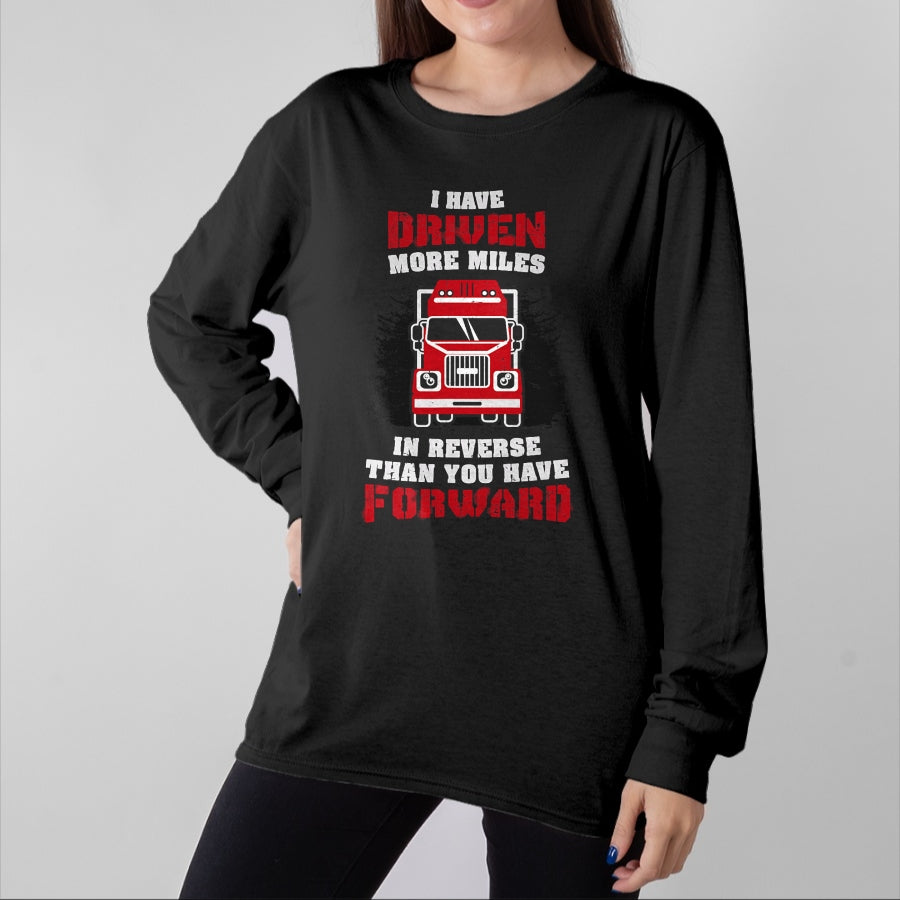 Best Truck Driver Life Shirt, Funny Trucker UnisexT-Shirt/Hoodie/Sweatshirt HLT00 - Truck Driver T-Shirt (2)