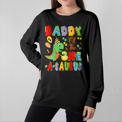 Best Dinosaur Lover Shirt, Funny Dinosaur UnisexT-Shirt/Hoodie/Sweatshirt HLT00 - Daddy of The One-A-Saurus 1st Birthday Boy Dinosaur T-Shirt