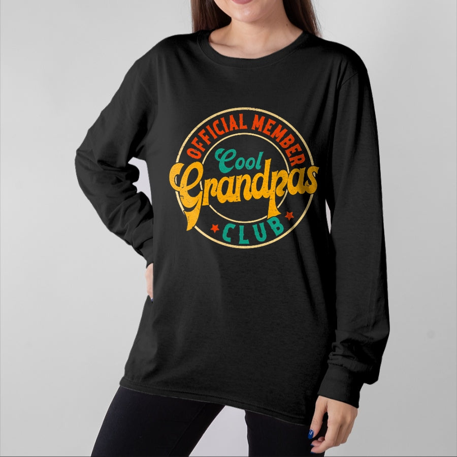 Best Grandpa Shirt, Proud Grandpa Unisex T-Shirt/Hoodie/Sweatshirt HLT00 - Cool Grandpas Club Official Member Father's Day T-Shirt